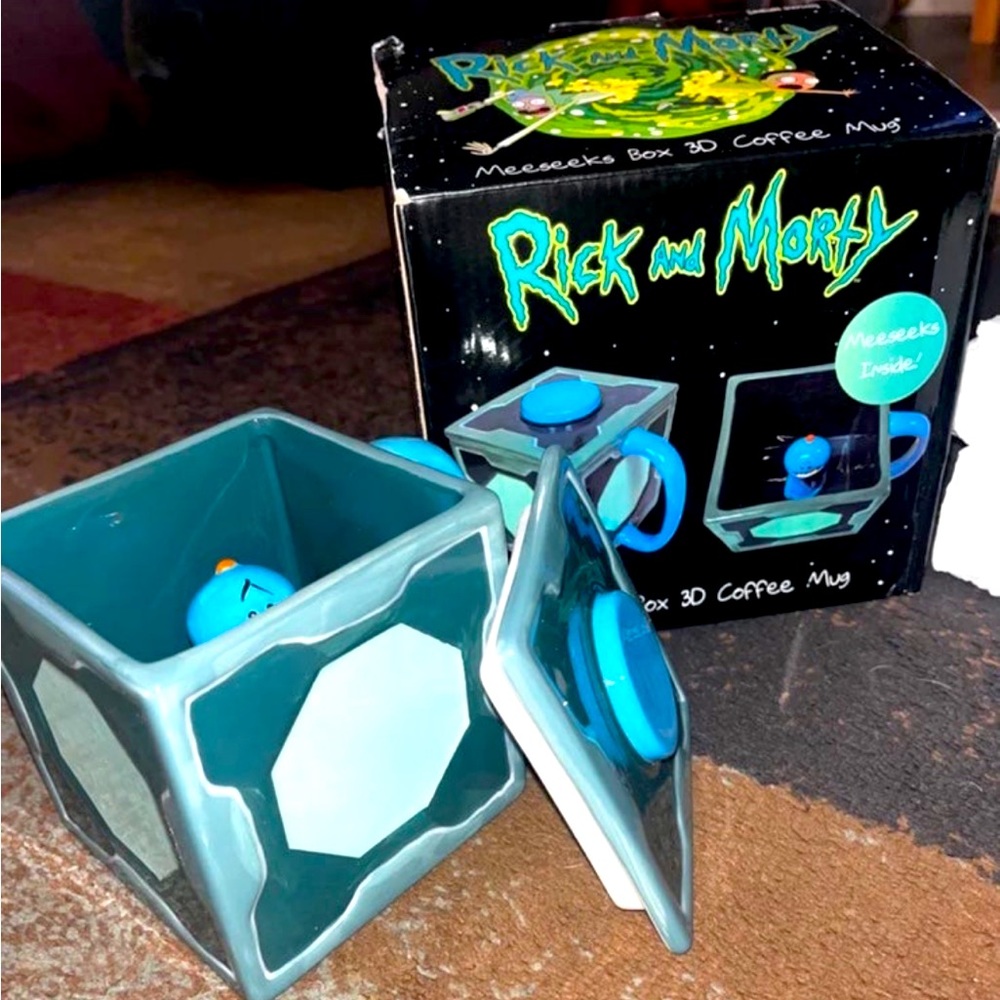 Meeseeks 3D coffee mug